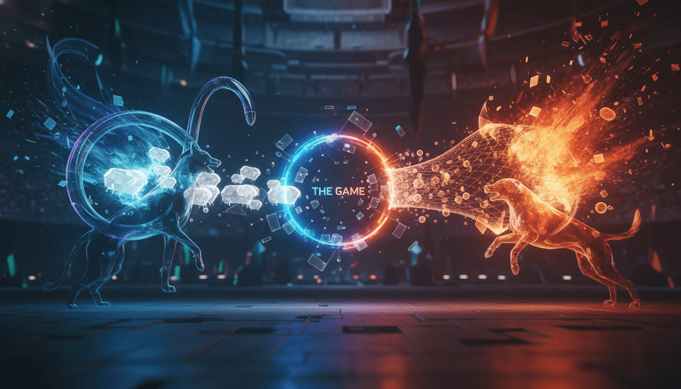 Visualizing contrasting psychological game strategies: a herder's control versus a retriever's pursuit.