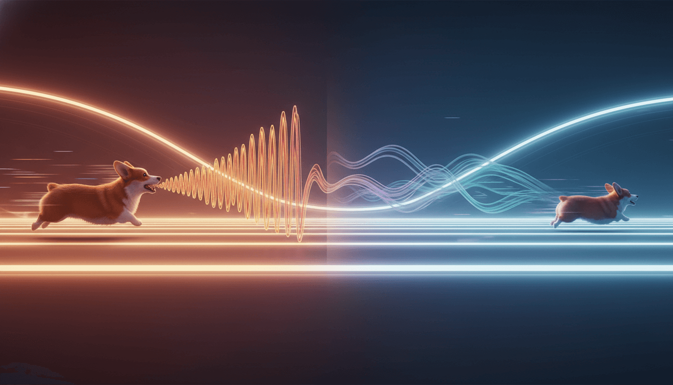 The Doppler Effect and the Corgi Bark: How Pitch Changes Based on Velocity